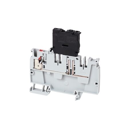 Allen-Bradley 1492-P Push-in Power Distribution Terminal 4mm 1 Red Fuse Block 36V End Grey