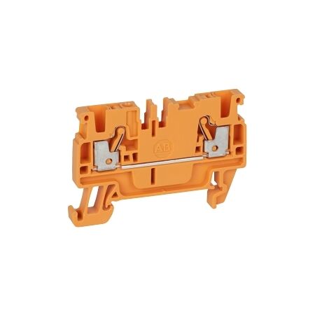 Allen-Bradley 1492-P Push-in Terminal 2.5mm 1 Level 2 Conductor Entries Orange