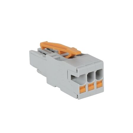 Allen-Bradley 1492-P Start Flexible Plug for Push-in 2.5mm Terminal Block Grey
