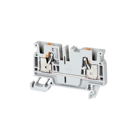 Allen-Bradley 1492-P Push-in Terminal 4mm 1 Level 2 Conductor Entries Grey