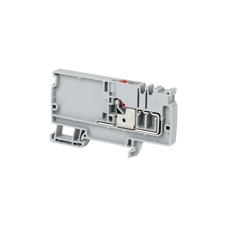 Allen-Bradley 1492-P Push-in Power Distribution Terminal 6mm 1 Red CON Entries Feed In Start Grey