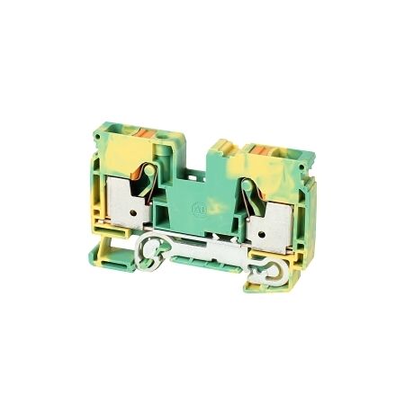 Allen-Bradley 1492-P Push-in Earth Terminal 10mm 1 Level 2 Conductor Entries Green Yellow