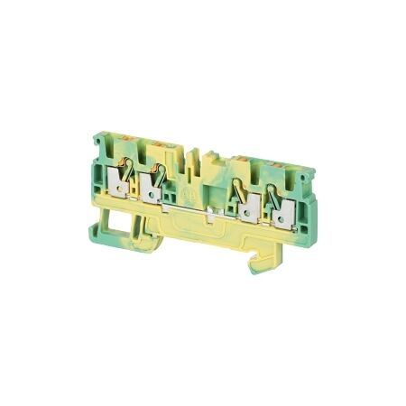 Allen-Bradley 1492-P Push-in Earth Terminal 2.5mm 1 Level 4 Conductor Entries Green Yellow