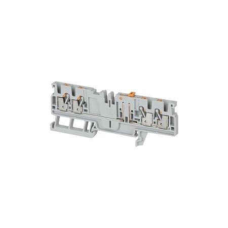 Allen-Bradley 1492-P Push-in Disconnect Terminal 2.5mm 1 Level 4 Conductor Entries Knife Lever Grey