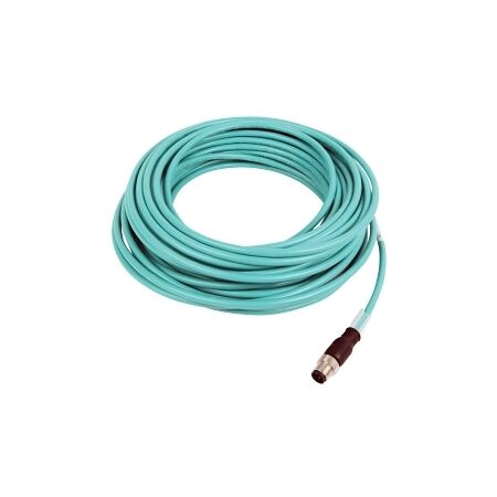 Allen-Bradley 1585 Shielded Ethernet Cable Hi Flex Pur 2 Pair Teal M12M to M12F 20M