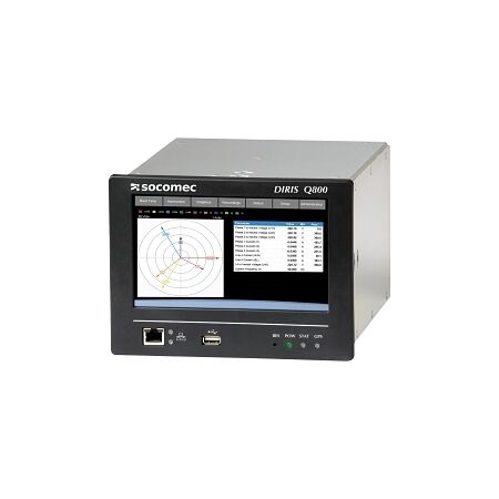 Socomec Digiware Q-800 Advanced Power Quality Analyser with Display RS485 Ethernet USB