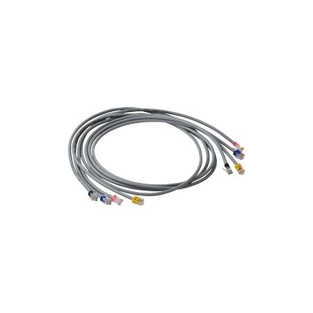 Socomec RJ12 x 4 CT to Meter Cable for Digiware and DIRIS A-xx Cable 0.5m