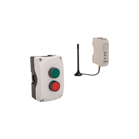 Steute Wireless Command Device 2 Pusbutton RT Type plus 4 Channel Receiver and Antenna