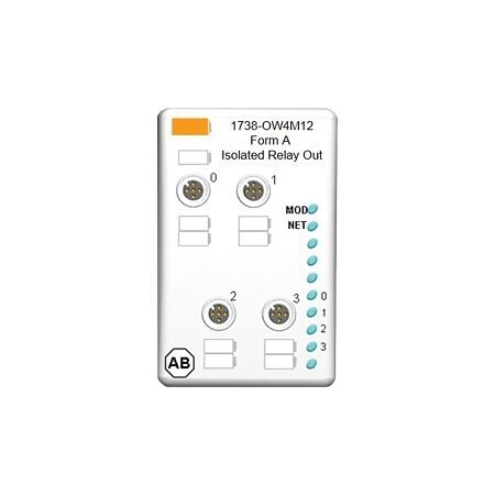 Allen-Bradley On Machine Distributed IO ArmorPoint IO 4DO Relay Isolated Module DC Micro