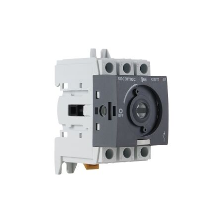 Socomec SLBM Load Break Switch Body, Base/DIN Rail mount, 3P 40A