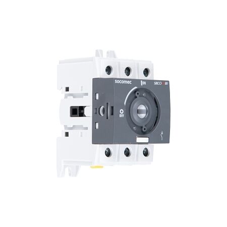 Socomec SLBM Load Break Switch Body, Base/DIN Rail mount, 3P 80A
