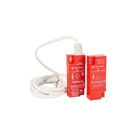 Allen-Bradley 440N Ferrogard FRS1 ABS Red Switch Actuator 250V AC 2A 1NC Safety 2m