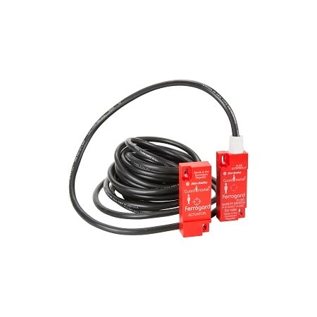 Allen-Bradley 440N Ferrogard FRS21 ABS Red Switch Actuator 24V DC 1A 2NC Safety 1NO Aux 6m