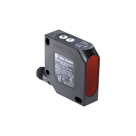 AB 45B Photoelectric Sensor Diffuse 18-30VDC Laser Range 100mm Light/Dark PNP 4-20mADC Micro 5