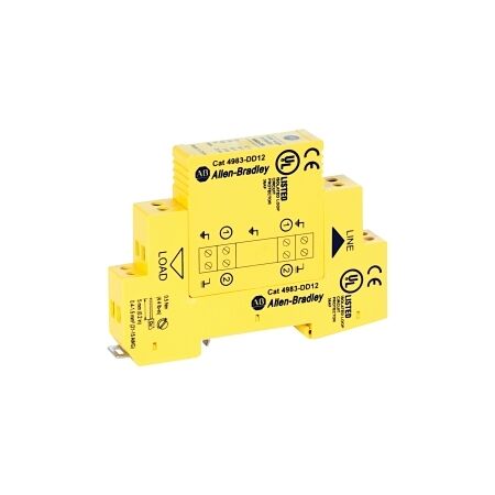 Allen-Bradley 4983DC Surge Suppressor DIN Rail Mount Dataline UL497B 12V DC