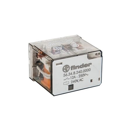 Finder 56 Series Miniature Power Relay 12A 4CO 240V AC Coil