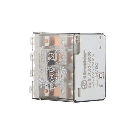 Finder 56 Series Miniature Power Relay 12A 4CO 24V DC Coil