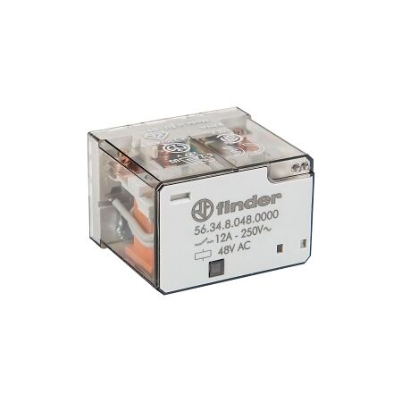 Finder 56 Series Miniature Power Relay 12A 4CO 48V AC Coil