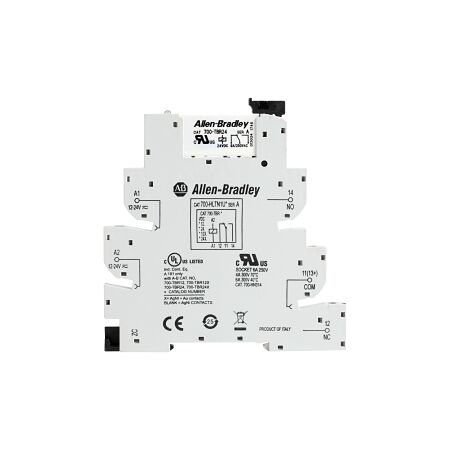 Allen-Bradley 700-HL Solid State Interface Relay 6A 1 CO SPDT 220V to 24V DC Coil Gold Contacts