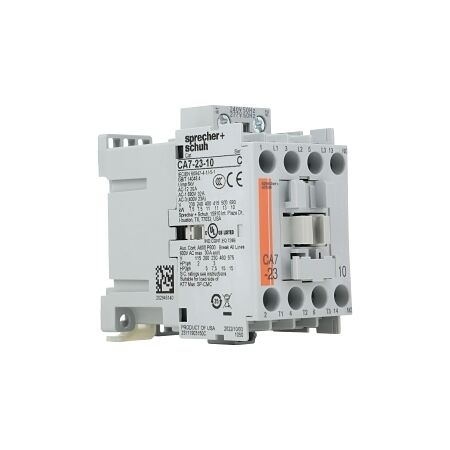 S+S CA7 Contactor 11kW 3Pole 240VAC Coil 1NO Contact Auxiliary