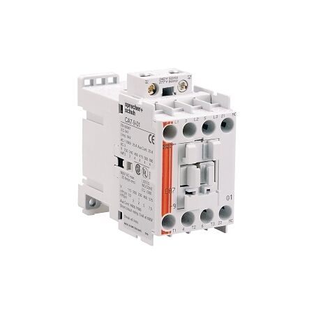 S+S CA7 Contactor 4kW 3Pole 240VAC Coil 1NC Contact Auxiliary
