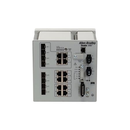 AB Stratix 5400 Managed Switch 16 Ports, 4 x 100MB SFP, 8 x 100MB PoE, 4 x 1GB combo, Layer 2