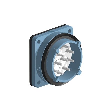 PROCONECT 3PSS Appliance Inlet, 12 PIN, 10A 500V AC