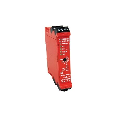 AB 440R GSR DIS Safety Relay Dual Input SS 24VDC 1NC/2NC/OSSD-IN 2SS-SFTY-OUT 1SS-AUX