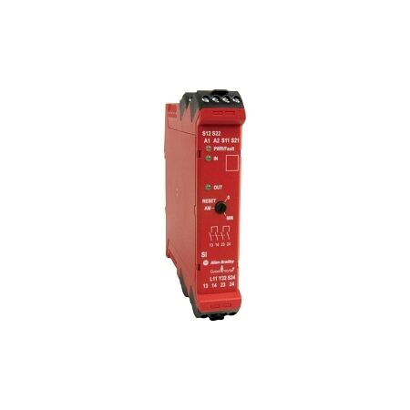 AB 440R GSR SI Safety Relay Single Input 24VDC 2NC OSSD 2NO 1 Solid State Auxiliary Output