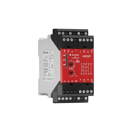 AB 440R MSR MSR55P Speed Monitoring Relay 24V DC 2 Channel 20 to 400mV Servo Motor