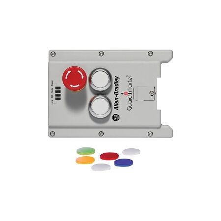 AB 442G MAB Replacement Cover with Estop 2 Illuminated Push Button