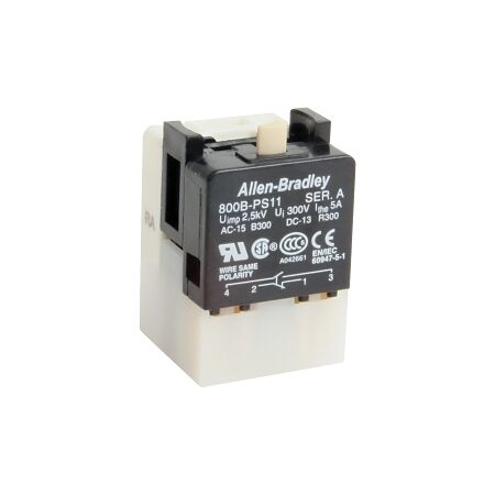 Allen-Bradley 800B Contact Block Snap Action 1 NO 1 NC Contacts for 16mm Pushbutton