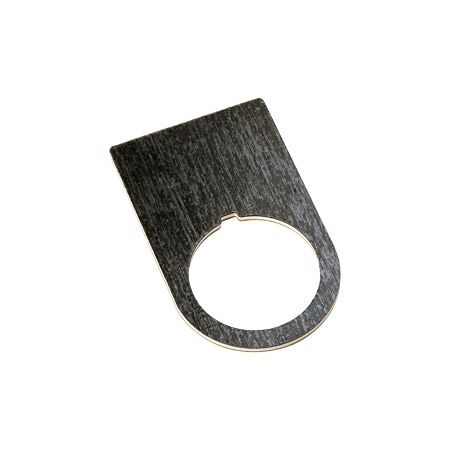 Allen-Bradley 800F Legend Plate 30 x 50mm, FASTER, Black with White Text