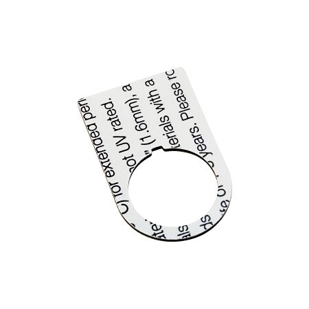 Allen-Bradley 800F Legend Plate 30 x 50mm, FAULT, White with Black Text