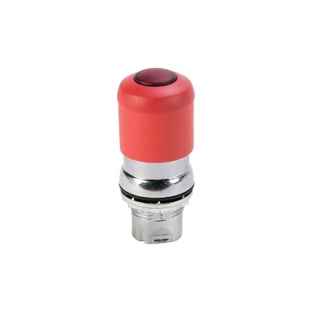 Allen-Bradley 800F Pushbutton 22.5mm Head Only Metal Push Pull Mushroom Head 30mm Red Illuminated