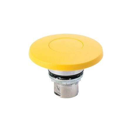 Allen-Bradley 800F Pushbutton 22.5mm Metal Momentary Mushroom Head 60 mm Yellow