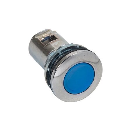 Allen-Bradley 800F Pushbuttton 22.5mm Metal Flush Head Reset Operator Blue