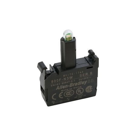 Allen-Bradley 800F Integrated LED Module Latch Mount 24V AC/DC White