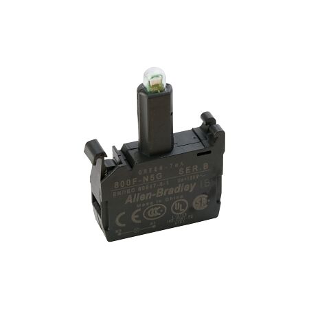 Allen-Bradley 800F Integrated LED Module Latch Mount 120V AC Green
