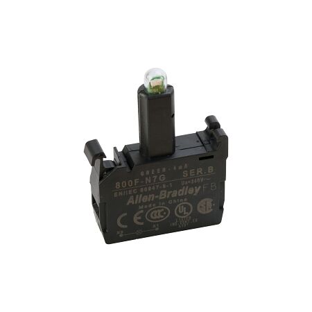 Allen-Bradley 800F Integrated LED Module Latch Mount 240V AC Green