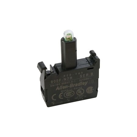 Allen-Bradley 800F Integrated LED Module Latch Mount 240V AC Red