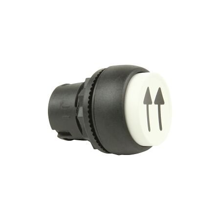 Allen-Bradley 800FC Pushbutton 22.5mm Head Only PLT 1 Speed Extended Double Arrow 0 Degree White