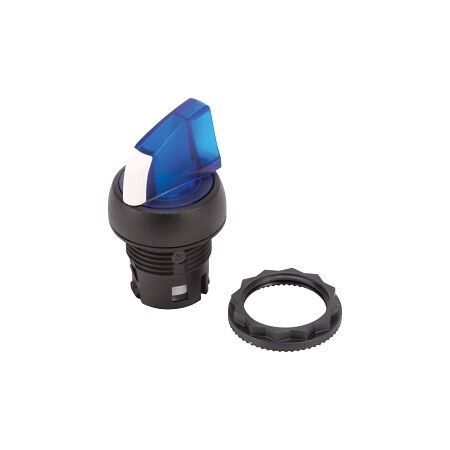 Allen-Bradley 800F Selector Switch 22.5mm Head Only PLT 2 Position Maint Knob Blue Illuminated