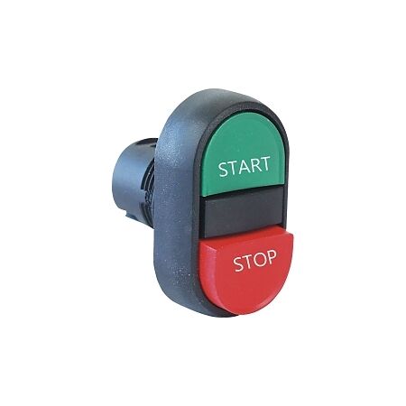 Allen-Bradley 800F PB 22.5mm 2 Pos. Mom. Multi Fnc. Non Illum Pos. A Ext Red Pos. C Grn Stop Start
