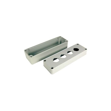 Allen-Bradley 800H Enclosure Rosite Glass Poly 4 Holes 3 4In Conduit Entry for 30.5mm Pushbutton