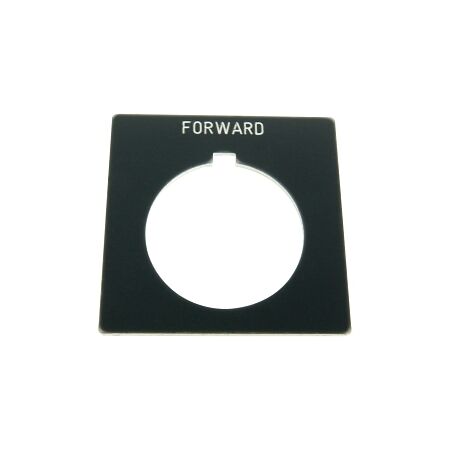 Allen-Bradley 800H Legend Plate 47 X47mm, Standard, FORWARD, Grey