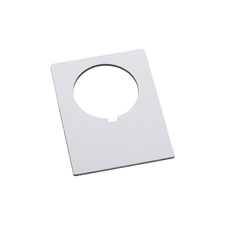 Allen-Bradley 800H Legend Plate 47 X 62mm, Jumbo, Blank,White