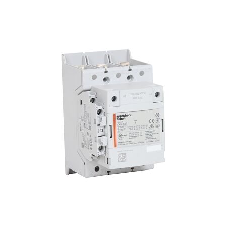 S+S CA9 Contactor Kit 75kW 3Pole 250 to 500VAC and VDC Electronic Coil 1NO 1NC Contact Auxiliary
