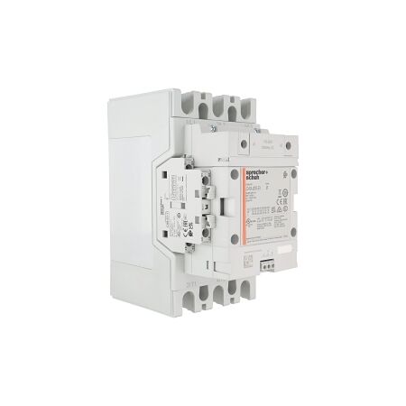 S+S CA9 Contactor 110kW 3Pole 100 to 250VAC and VDC Elec Coil 1NO 1NC Contact Auxiliary