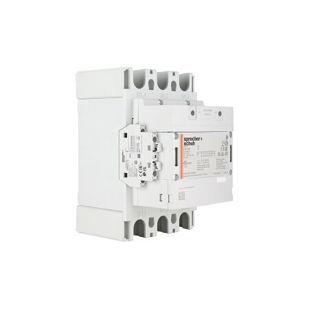 S+S CA9 Contactor 132kW 3Pole 24 to 60VAC and VDC Coil 1NO 1NC Contact Auxiliary